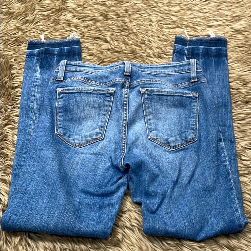 Flying Monkey Blue Cropped Ankle Jeans with Classic Style - Picture 6 of 7
